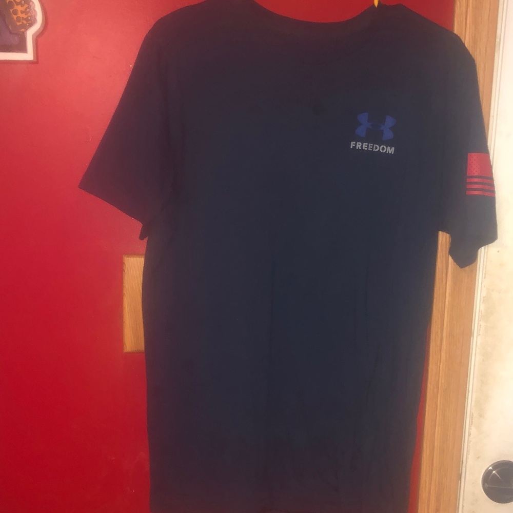 Under Armour Men's Dark Blue Freedom Tee